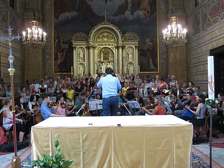 Franz Schubert: Missa in Es, Generalprobe am 3. Juni 2017 in der Pfarrkirche St. Johann Nepomuk